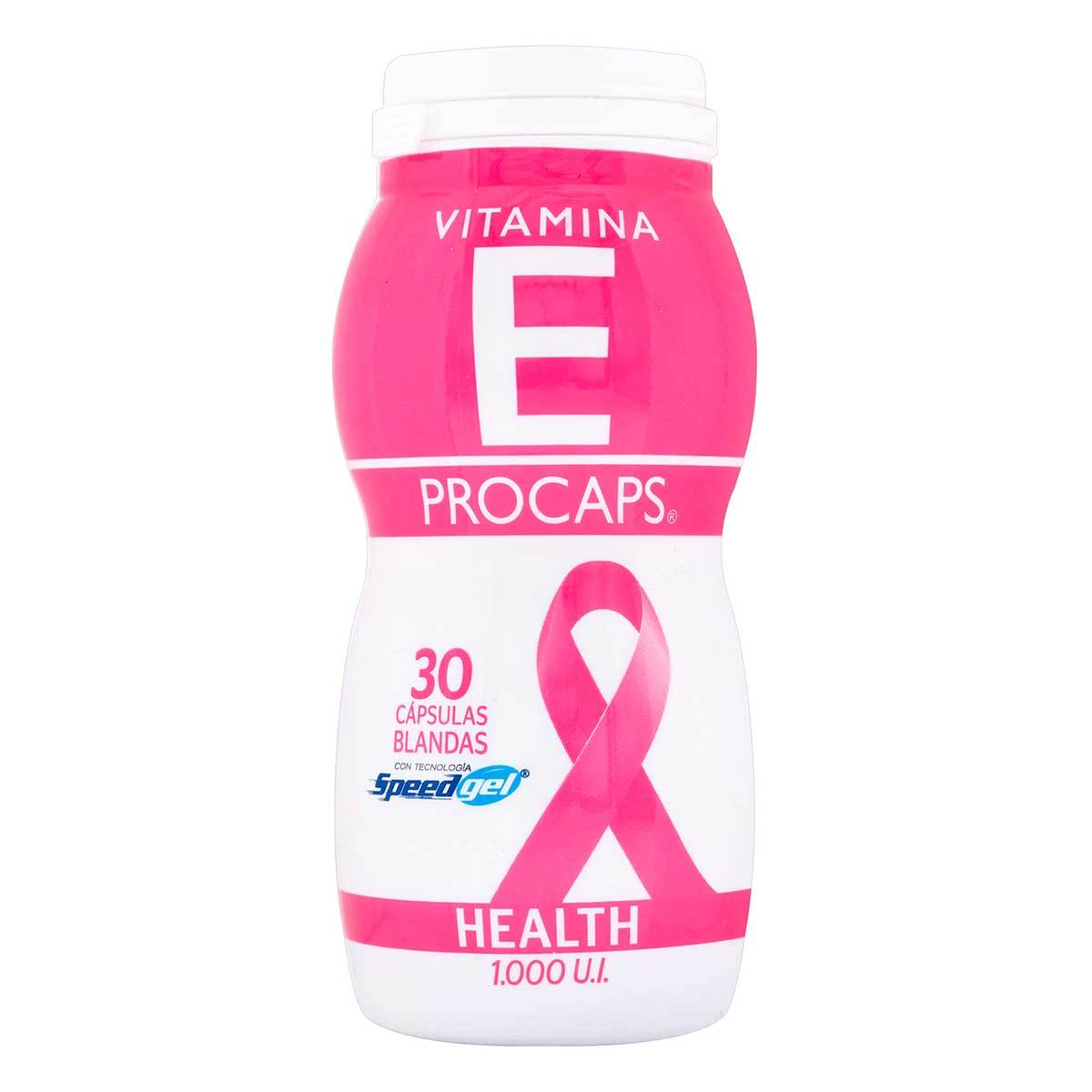 Vitamina E 1000 Ui Procaps Frasco X 30 Cápsulas Blandas.