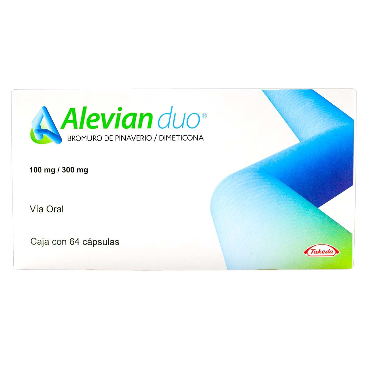 Alevian Dúo 100 Mg/300 Mg Takeda Caja X 64 Cápsulas.