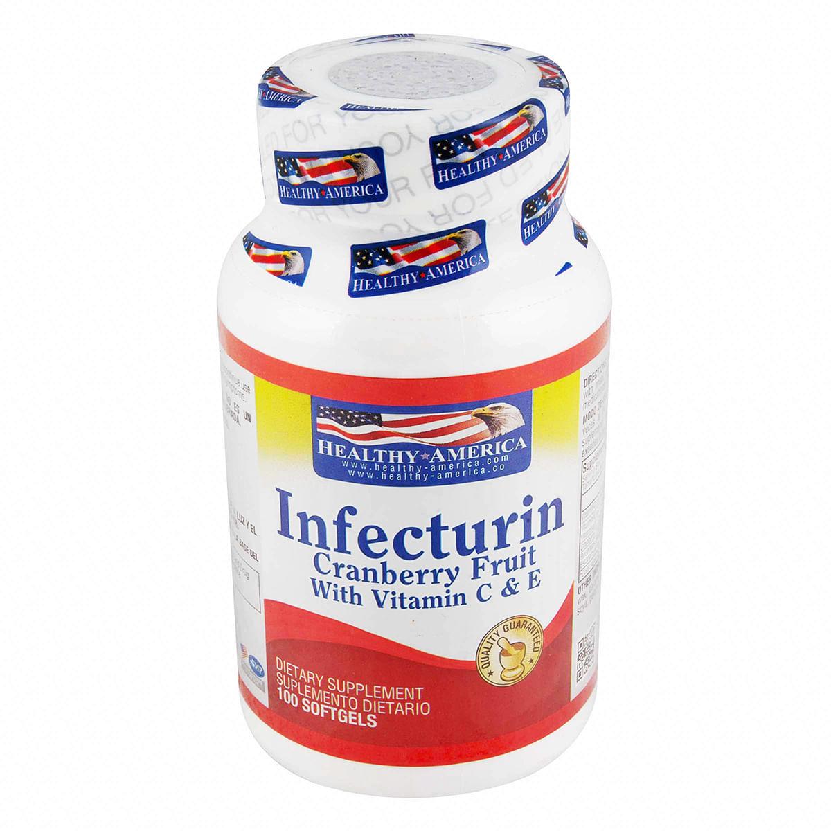 Suplemento Dietario Infecturin Healthy America Frasco X 100 Softgels.