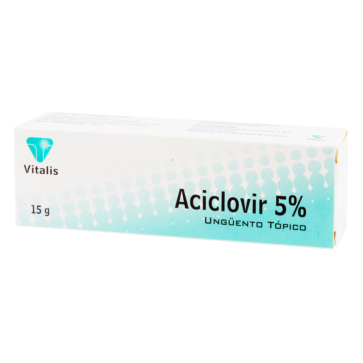 Ungüento Tópico Aciclovir 5% Vitalis Tubo X 15 G.