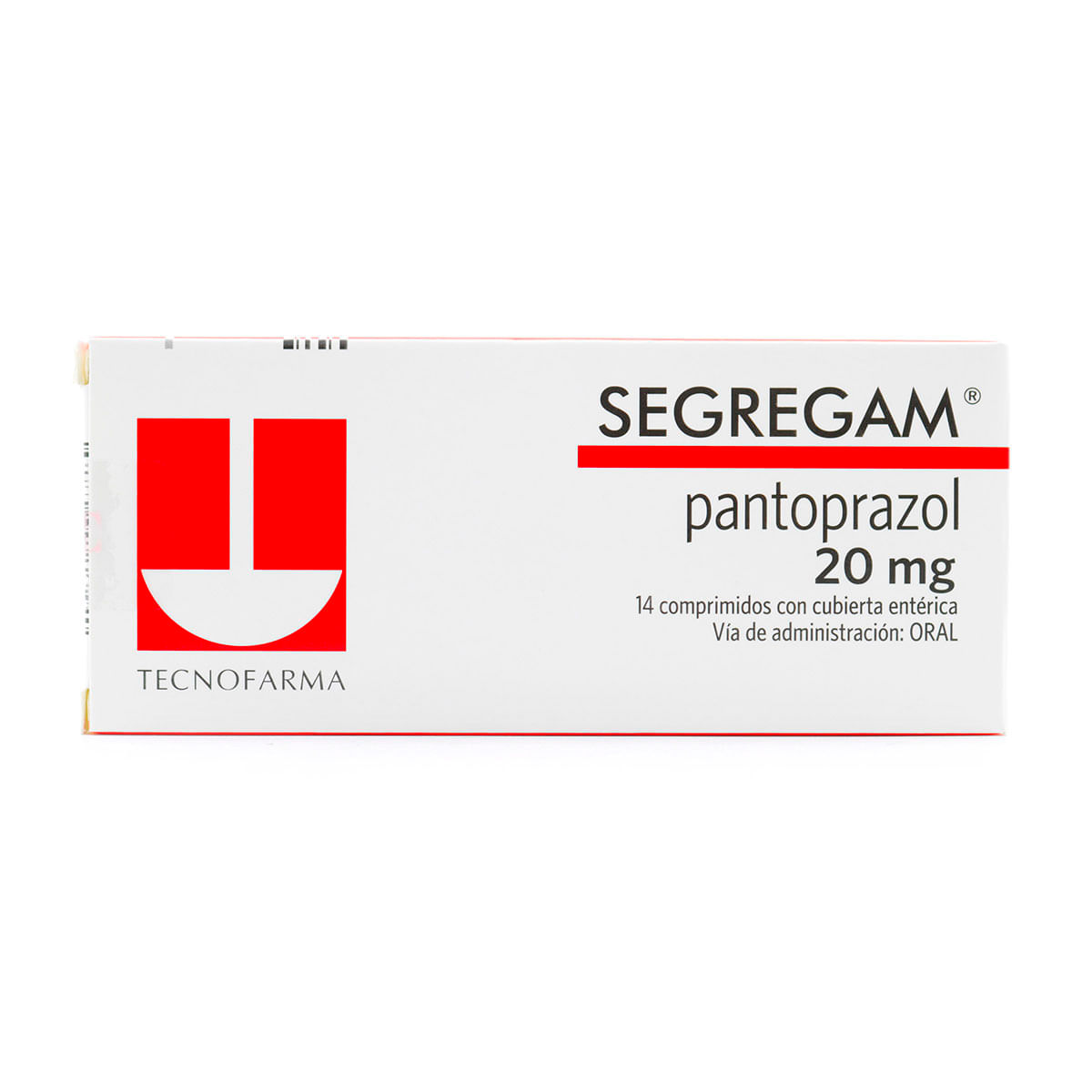 Segregam 20 Mg Tecnofarma Caja X 14 Comprimidos.