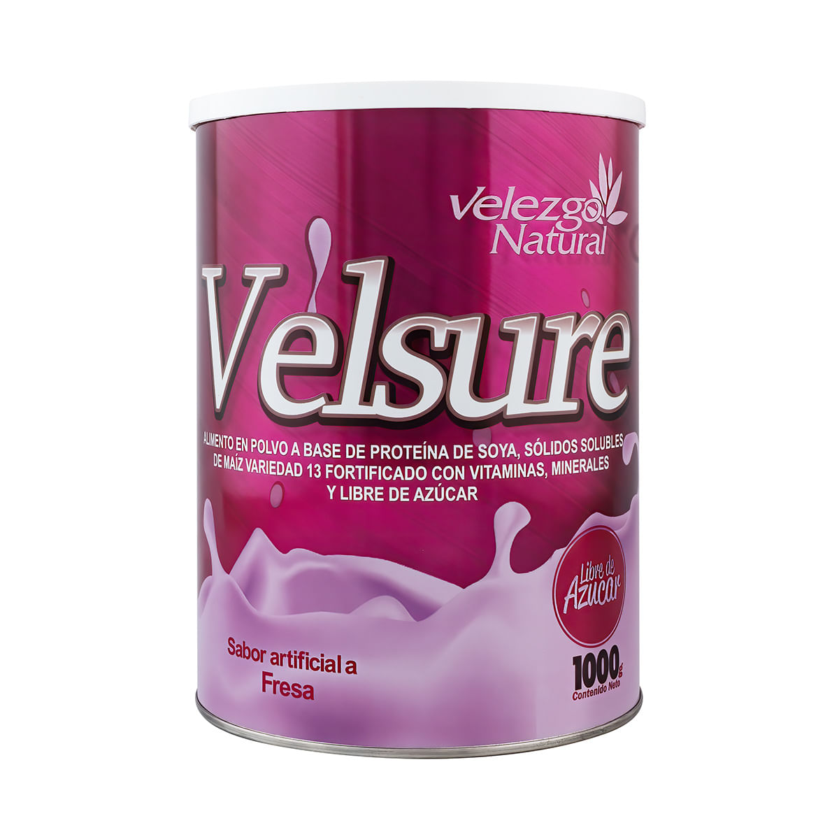 Alimento Velsure Fresa Polvo Tarro x 1000 g
