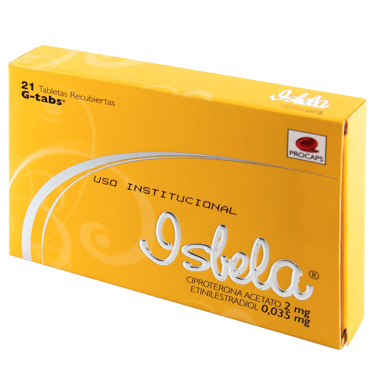 Isbela 2 Mg/0.035 Mg Procaps Caja X 21 Tabletas Recubiertas.