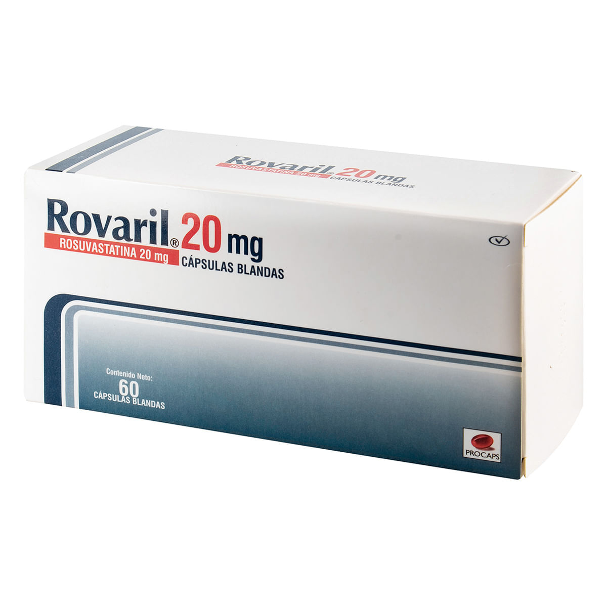 Rovaril 20 Mg Procaps Caja X 60 Cápsulas Blandas.