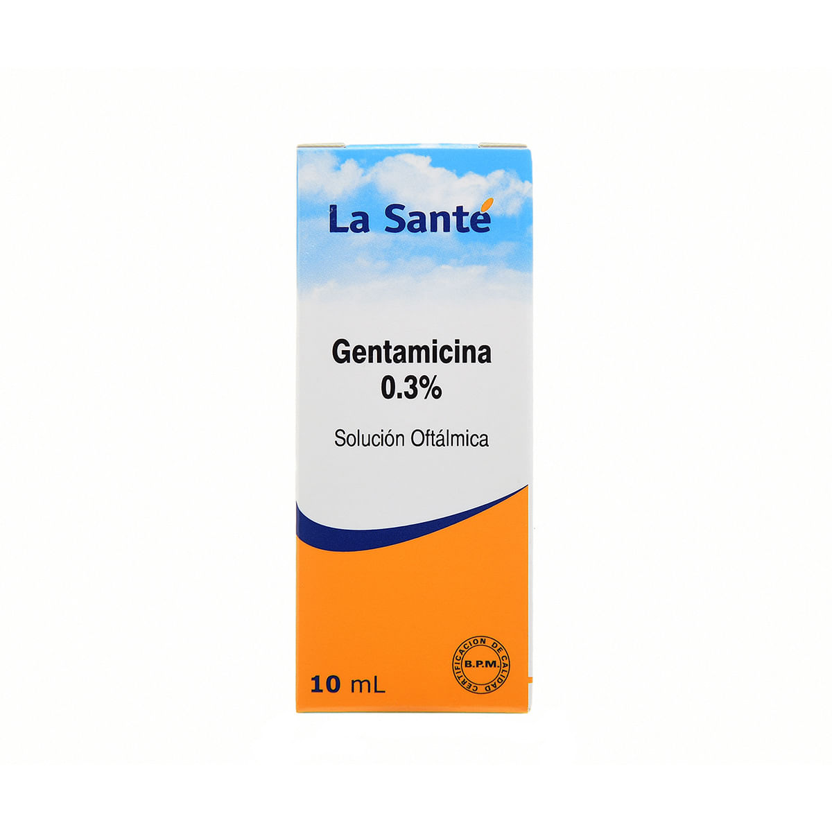 Solución Oftálmica Gentamicina 0.3% La Santé Frasco X 10 Ml.