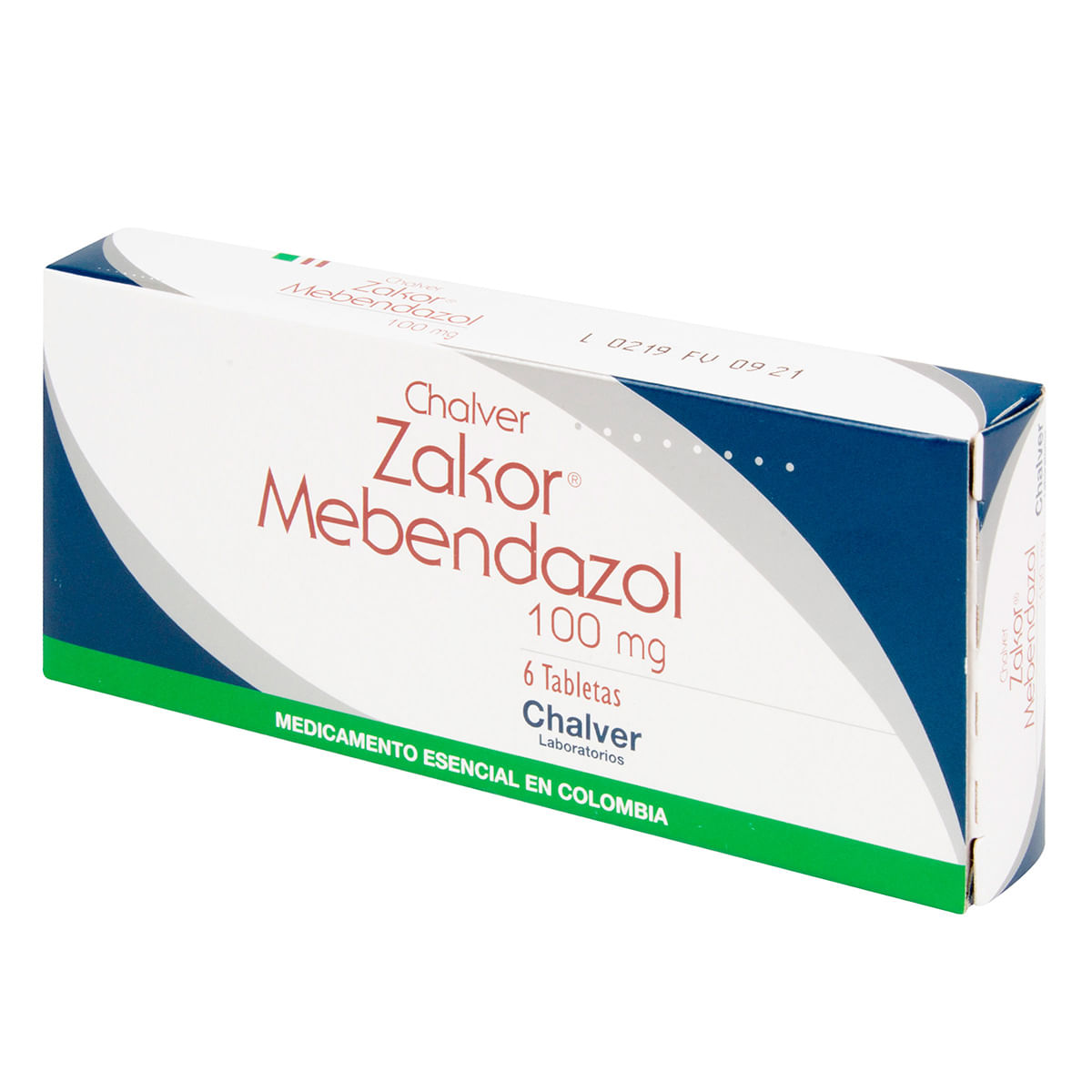 Zakor 100 Mg Chalver Caja X 6 Tabletas.