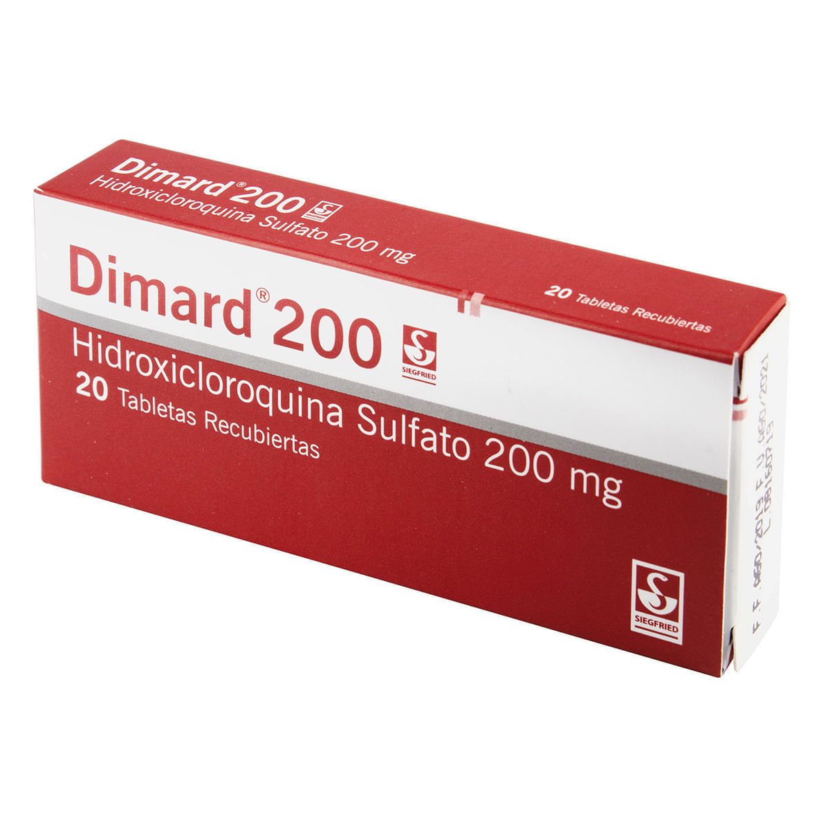 Dimard 200 Mg Siegfried Caja X 20 Tabletas Recubiertas.