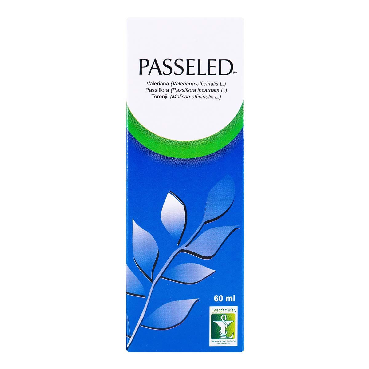 Passeled Ledmar Valeriana Passiflora Toronjil Frasco X 60 Ml.