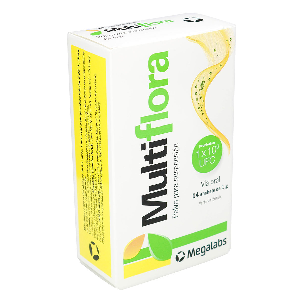 Polvo para Suspensión Multiflora Probióticos x 14 Sbs de 1 g