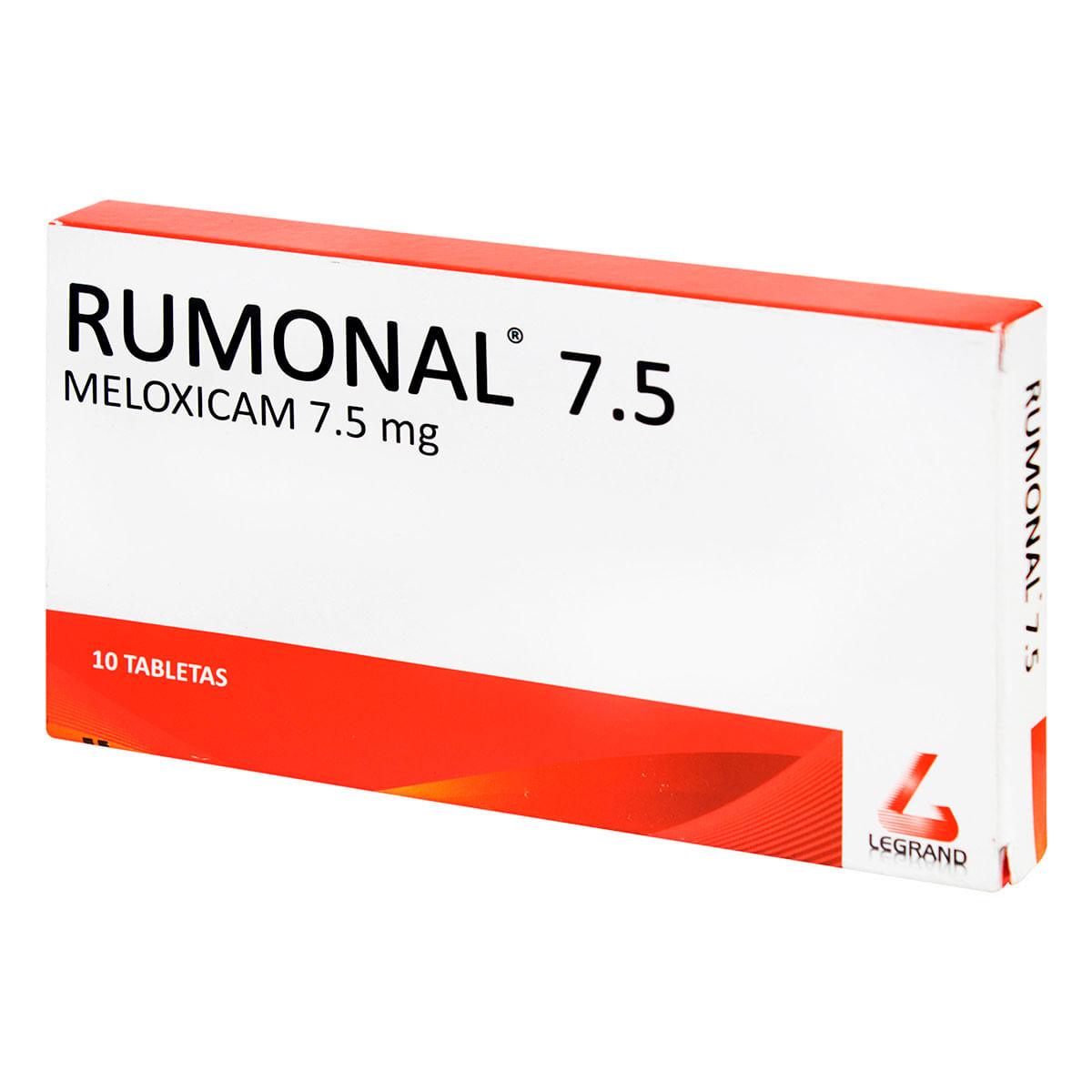 Rumonal 7.5 Mg Legrand Caja X 10 Tabletas.
