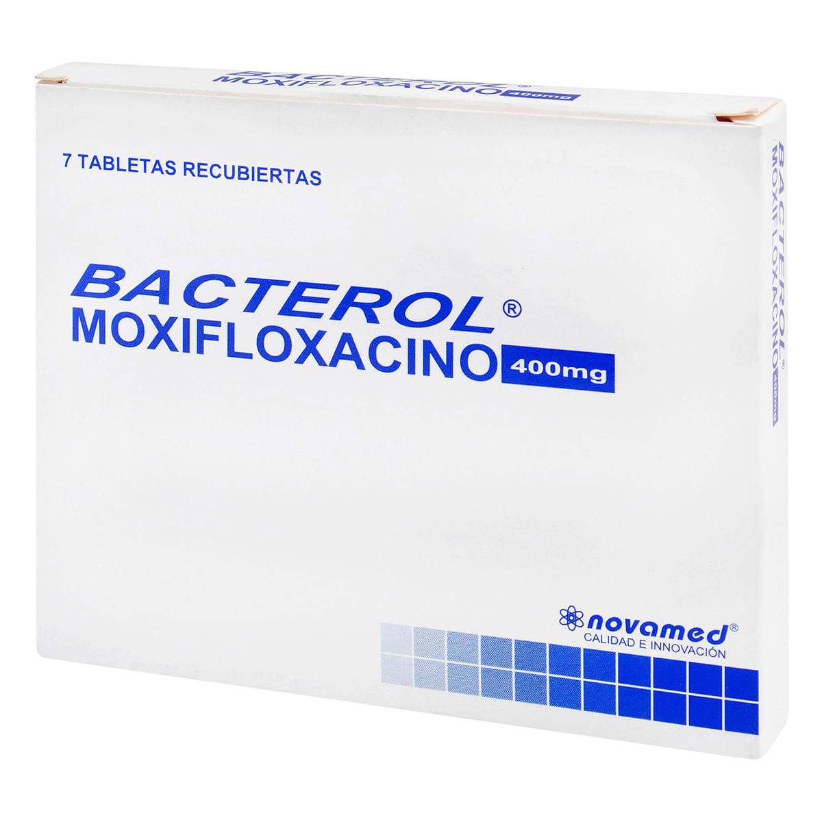 Bacterol 400 Mg Novamed Caja X 7 Tabletas Recubiertas.
