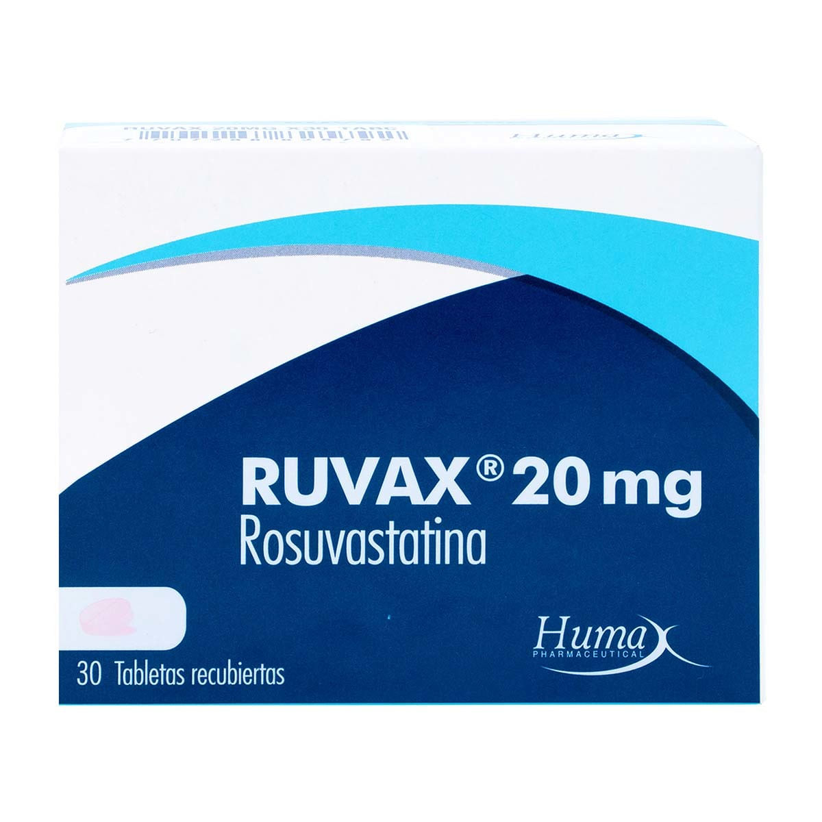 Ruvax 20 Mg Humax Caja X 30 Tabletas Recubiertas.