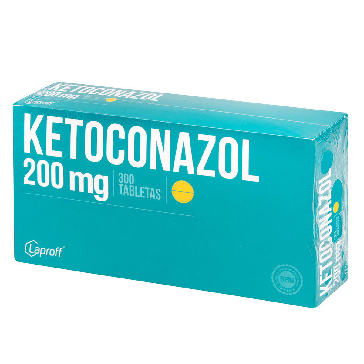 Ketoconazol 200 Mg Laproff Caja X 300 Tabletas.