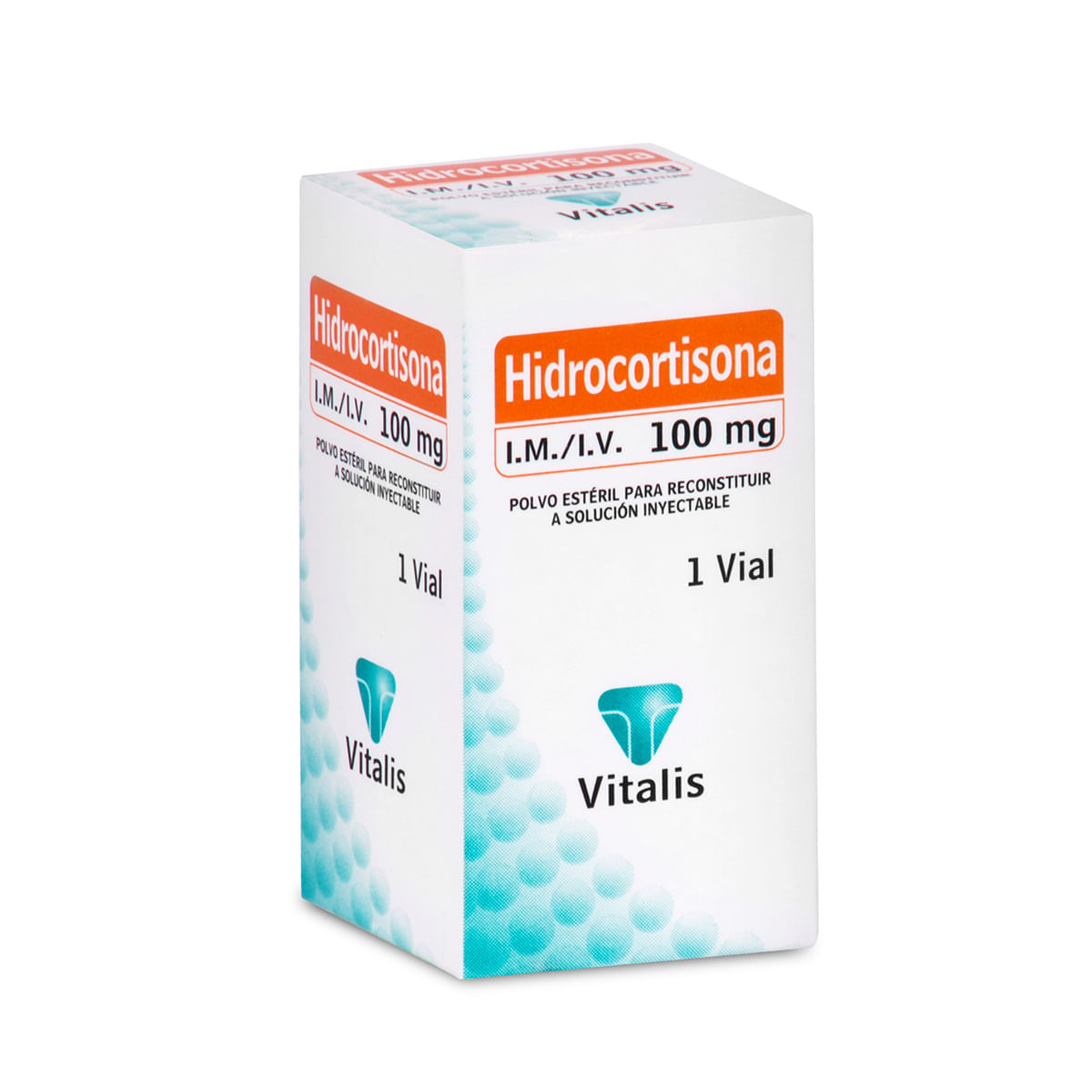 Solución Inyectable Hidrocortisona 100 Mg Vitalis Caja X 1 Vial.