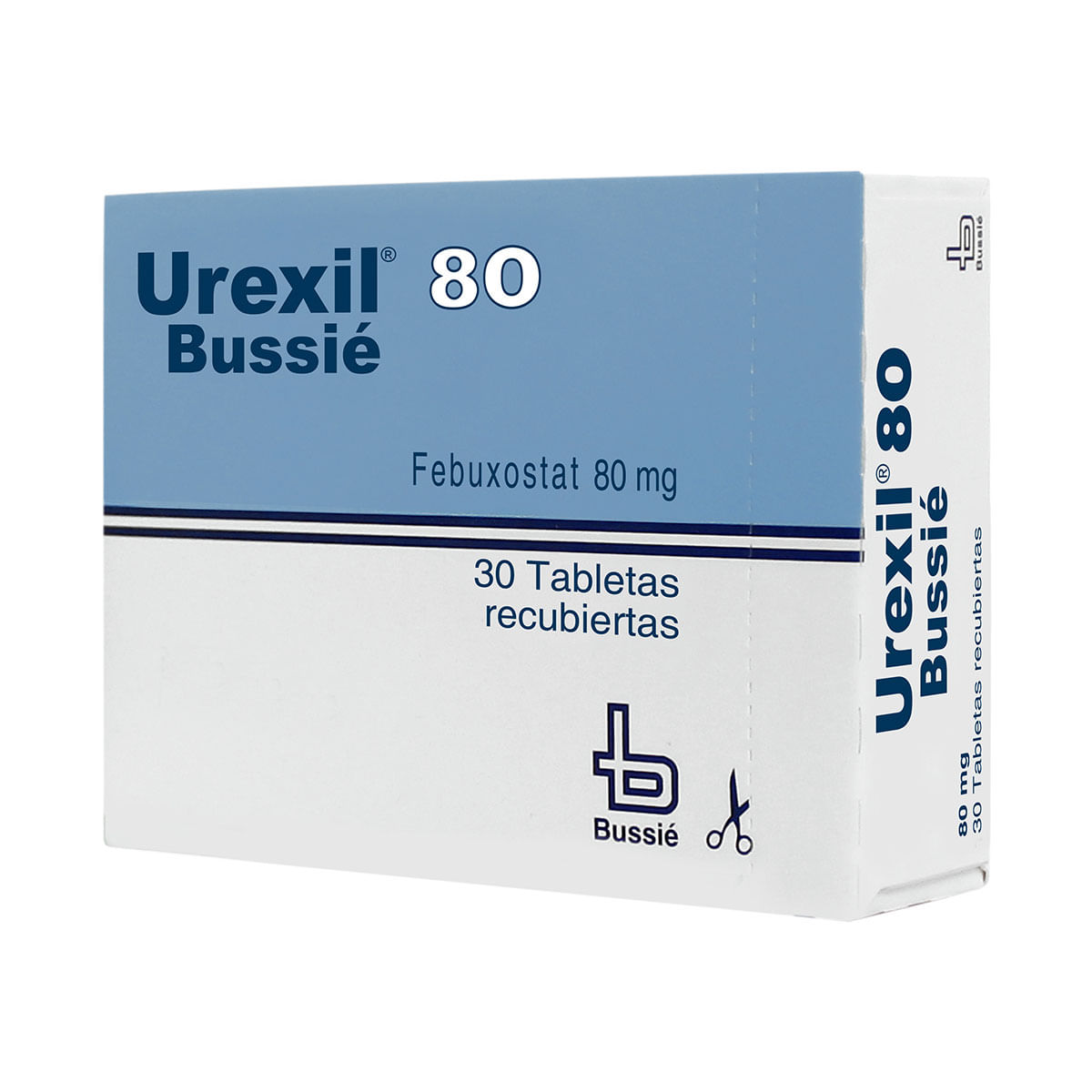Urexil 80 Mg Bussié Caja X 30 Tabletas Recubiertas.