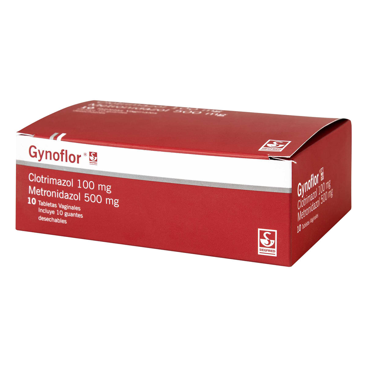 Gynoflor 100 Mg/500 Mg Siegfried Caja X 10 Tabletas Vaginales.