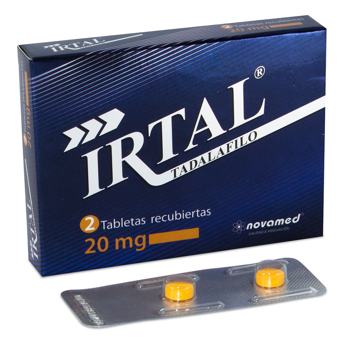 Irtal 20 Mg Novamed Caja X 2 Tabletas Recubiertas.
