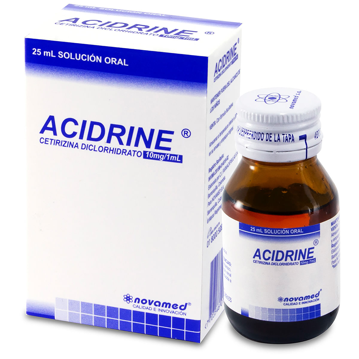 Solución Oral Acidrine 10 Mg/1 Ml Novamed Frasco X 25 Ml.