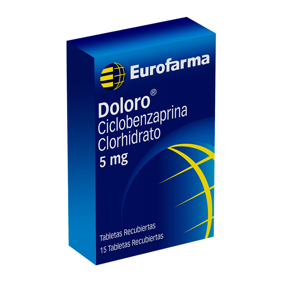 Doloro 5 Mg Eurofarma Caja X 15 Tabletas Recubiertas.