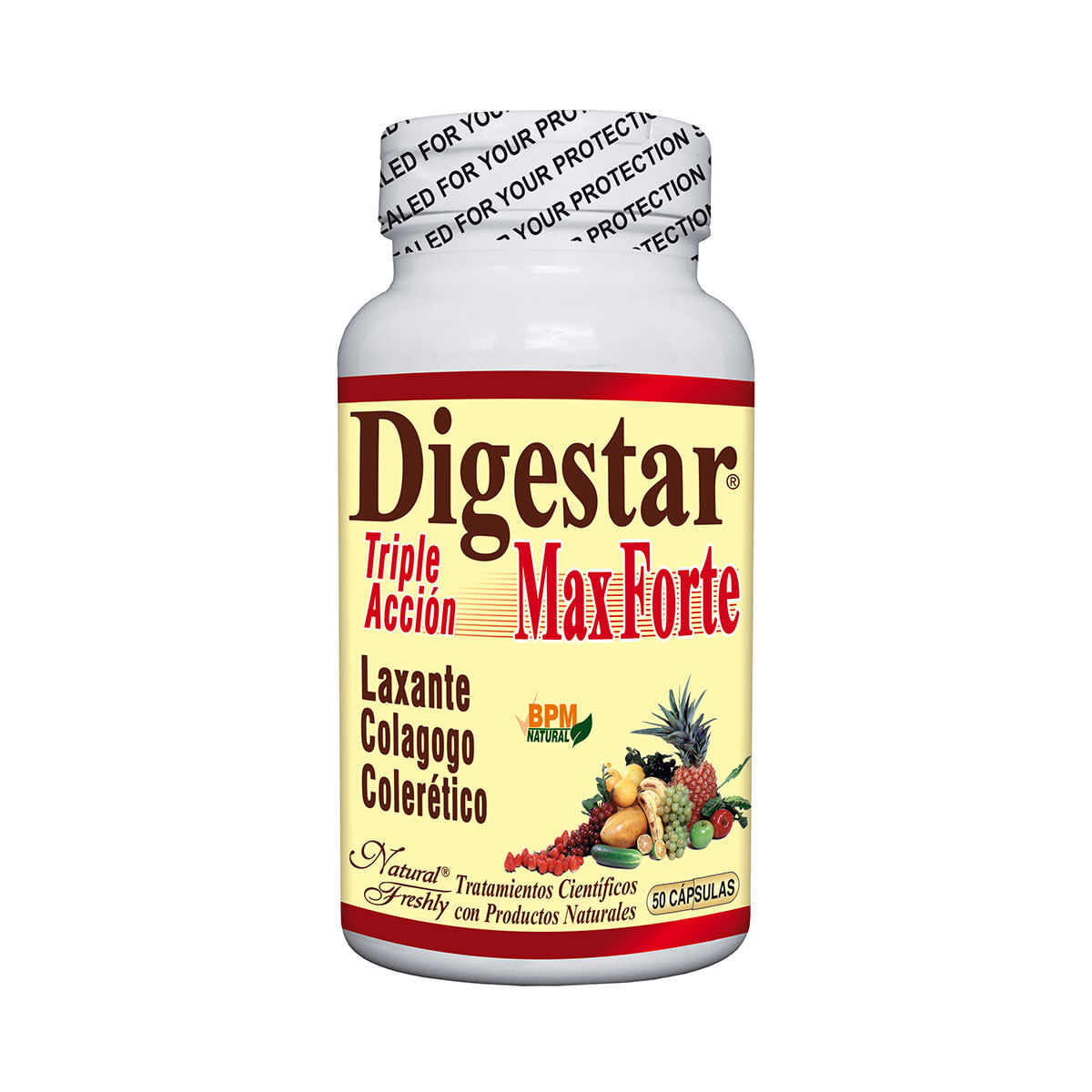 Laxante Digest Max Forte Triple Acción Frasco X 50 Capsulas.