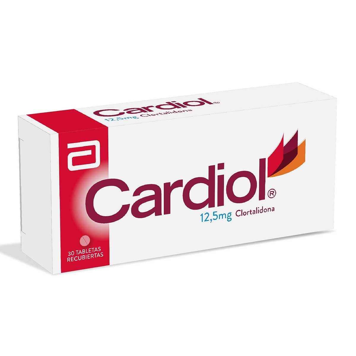 Cardiol 12.5 Mg Abbott Caja X 30 Tabletas Recubiertas.