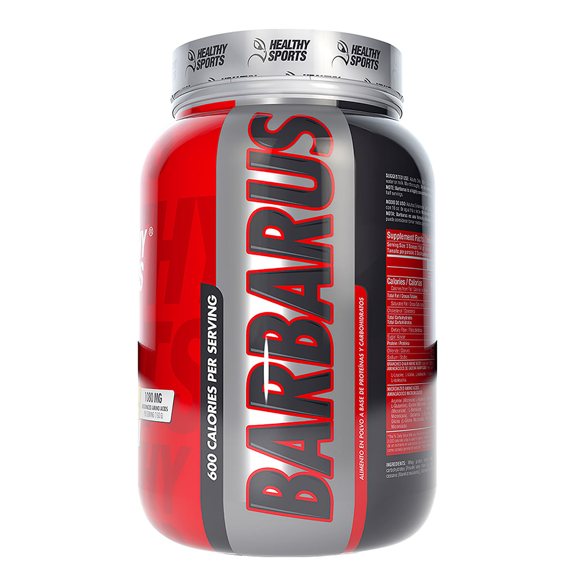 Barbarus Healthy Sports Frasco X 910 G.