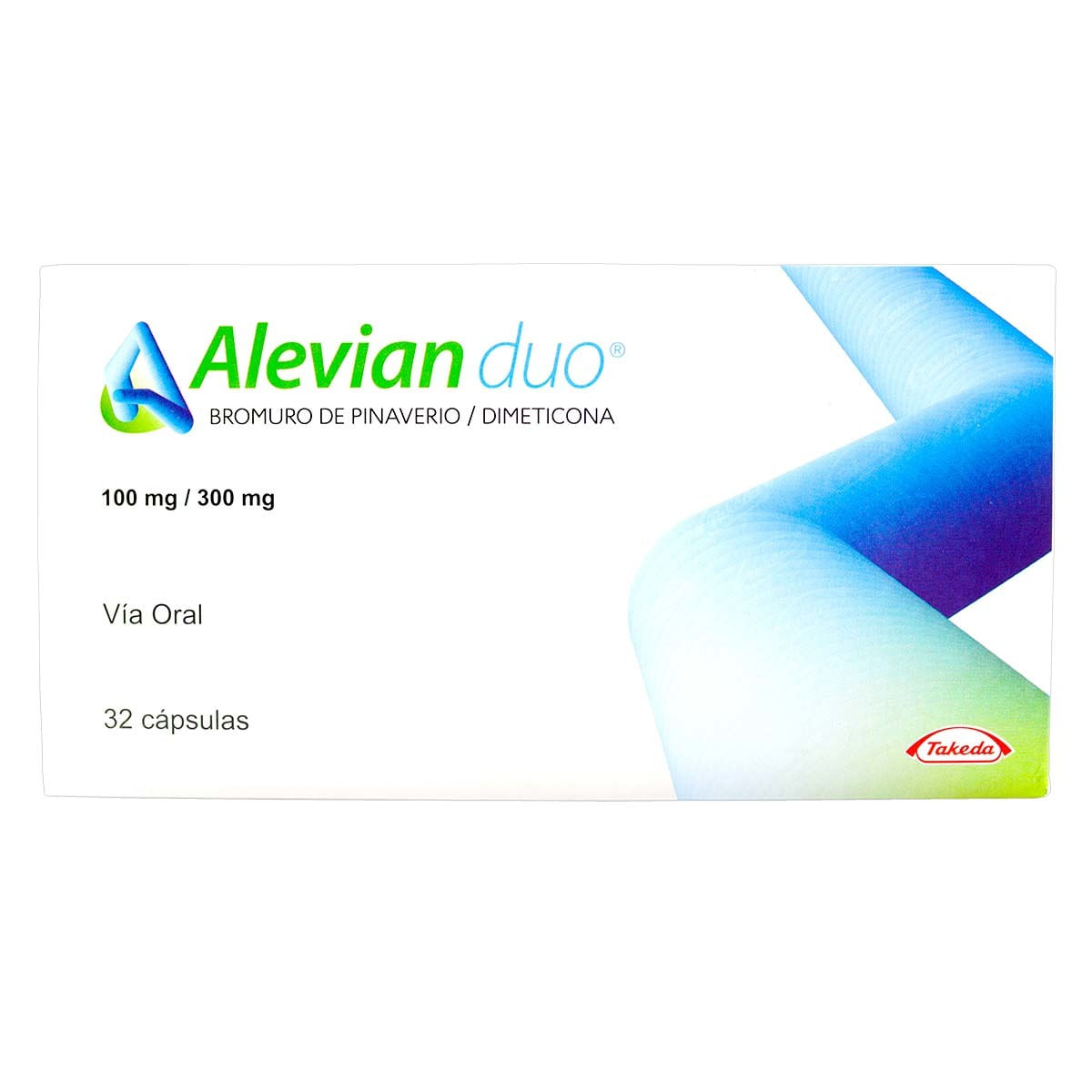Alevian Dúo 100 Mg/300 Mg Takeda Caja X 32 Cápsulas.