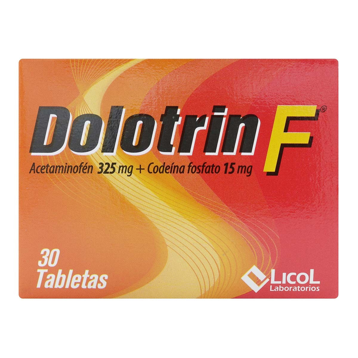 Dolotrin F 325 Mg/15 Mg Licol Caja X 30 Tabletas.