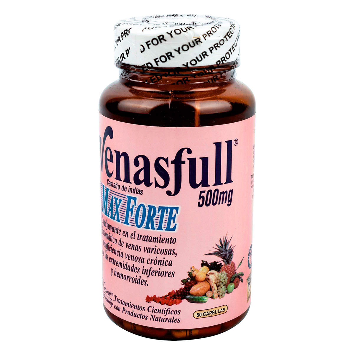 Venasfull Max Forte 500 Mg Natural Freshly Coadyuvante Frasco X 50 Cápsulas.