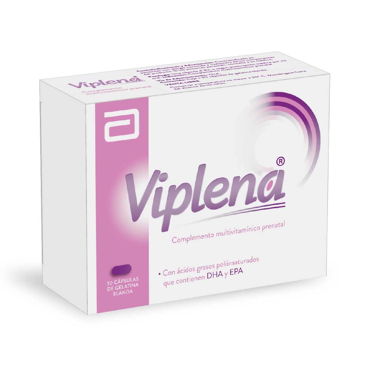 Viplena Abbott Caja X 30 Cápsulas De Gelatina Blanda.