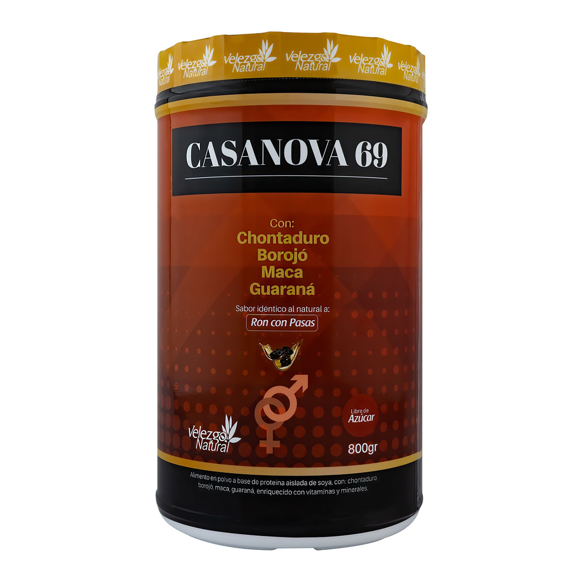 Alimento Casanova 69 Ron Con Pasas Tarro X 800 G.