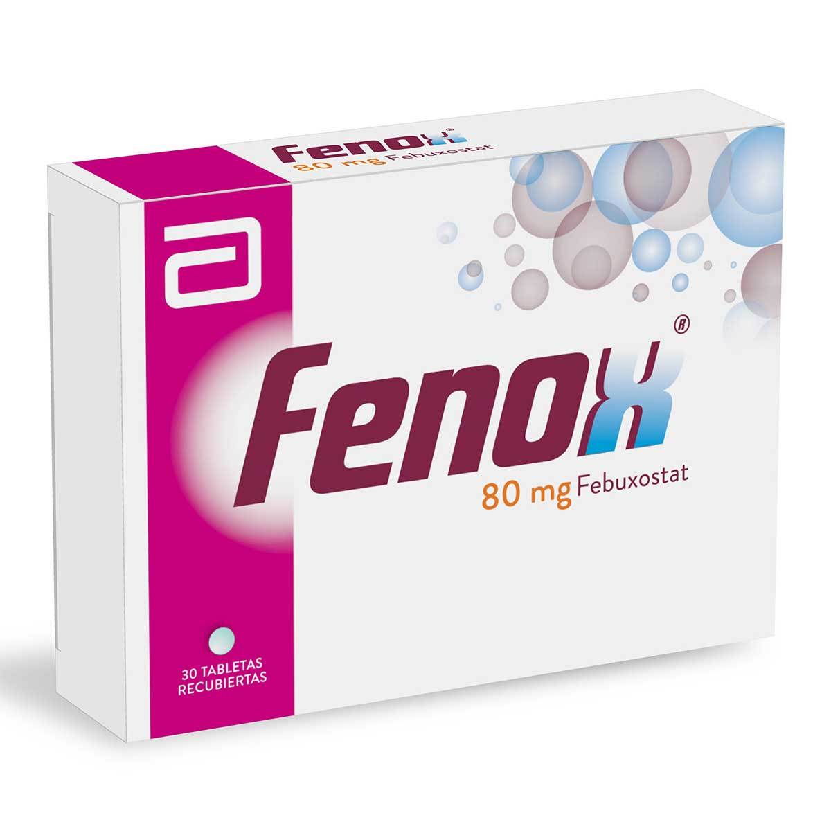 Fenox 80 Mg Abbott Caja X 30 Tabletas Recubiertas.