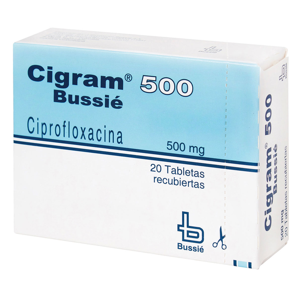 Cigram 500 Mg Bussié Caja X 20 Tabletas Recubiertas.