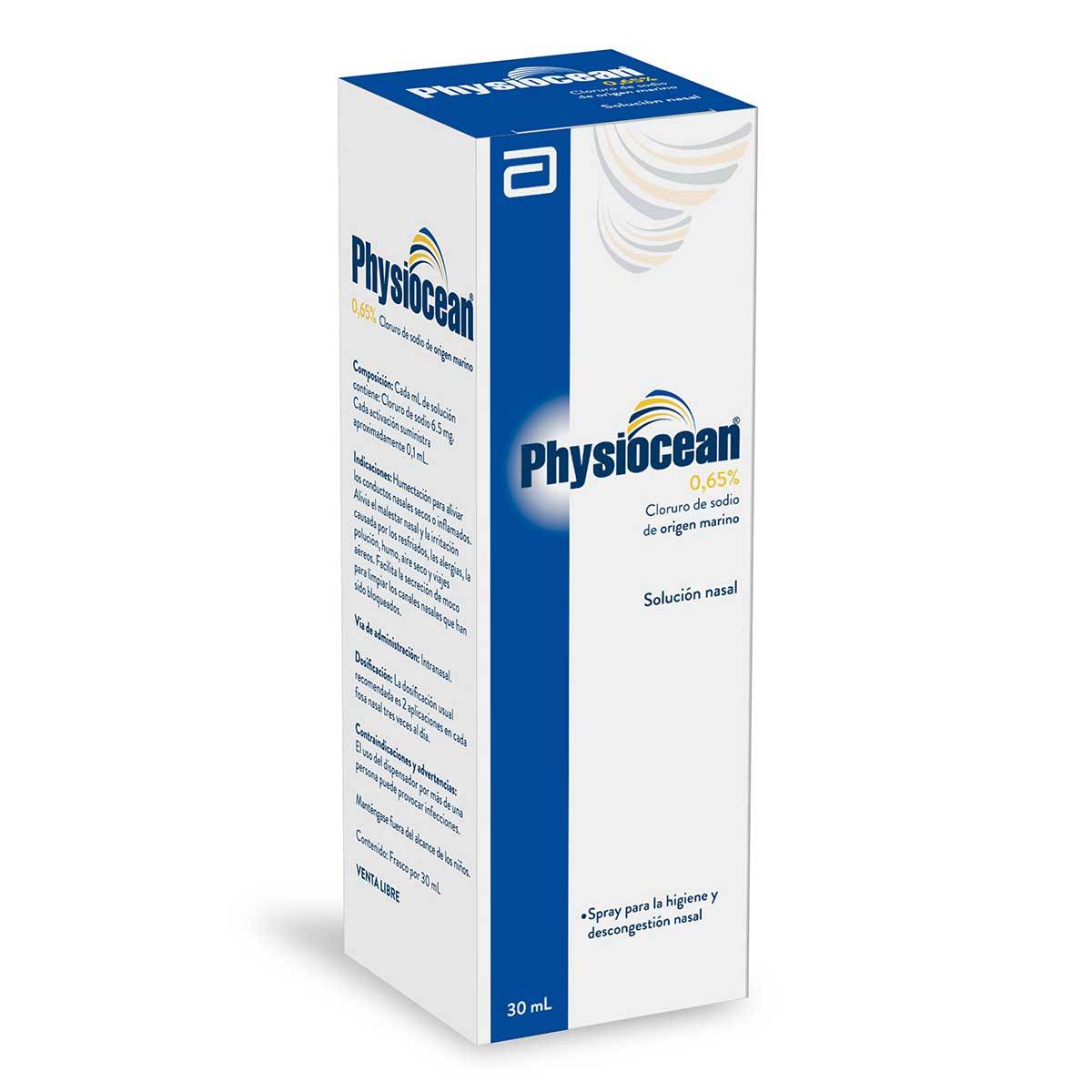 Solución Nasal Physiocean 0.65% Abbott Spray X 30 Ml.