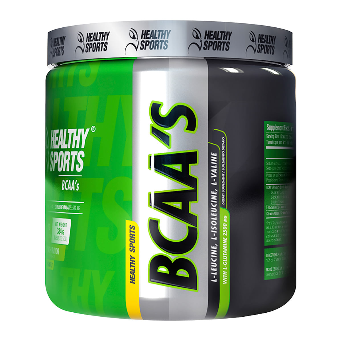 Aminoácido Bcaas Healthy Sports Frasco X 192 G.
