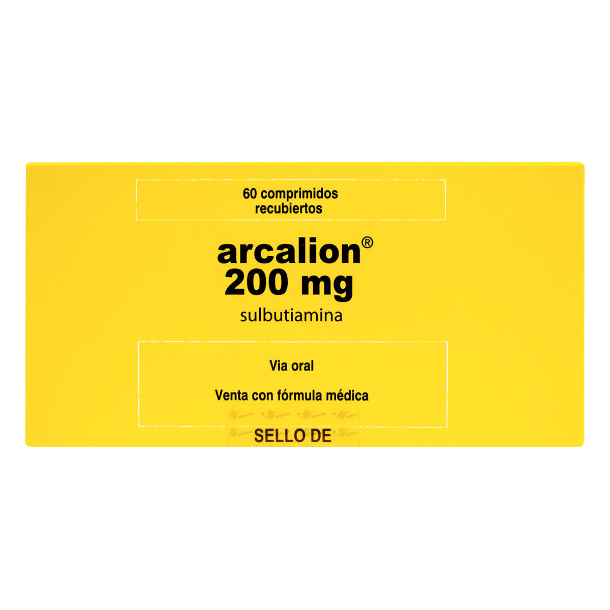 Arcalion 200 Mg Servier Caja X 60 Comprimidos Recubiertos.