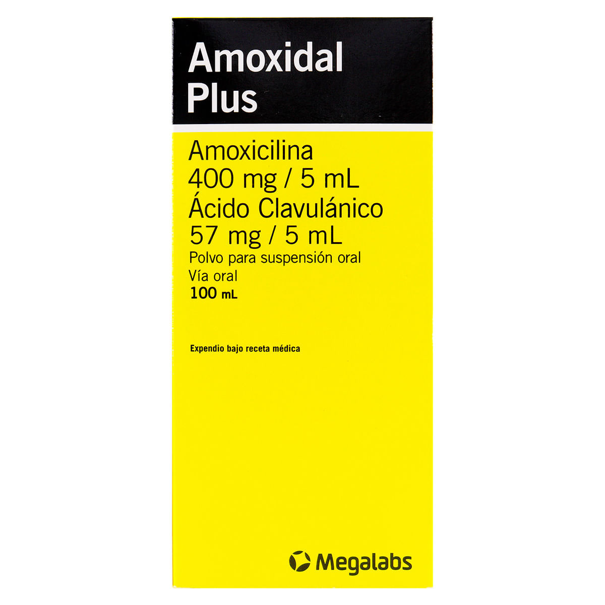 Amoxidal Plus Megalabs Polvo Suspensión Oral Frasco X 100 Ml.
