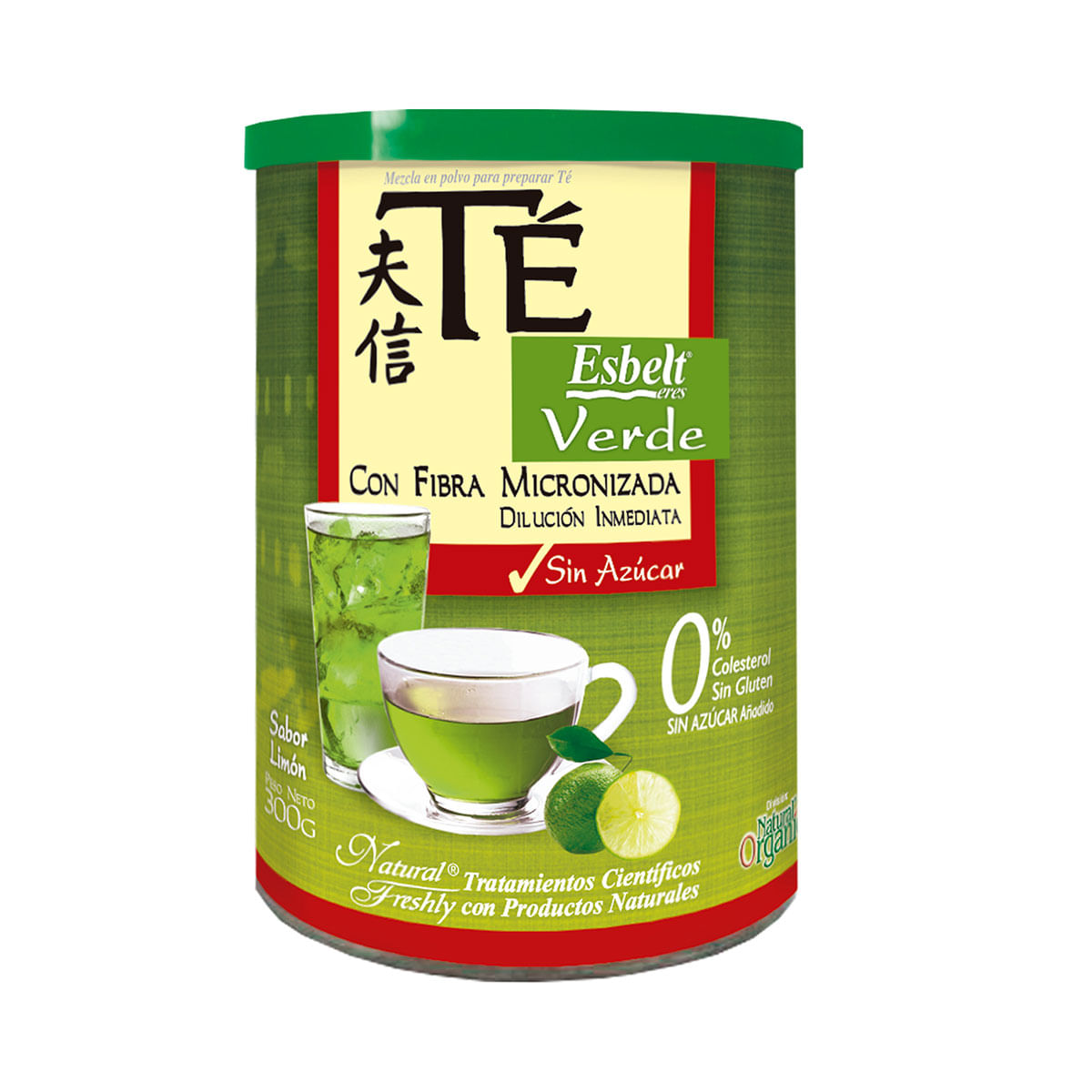 Té Esbelt Eres Natural Freshly Verde Limón Tarro x 300 g.