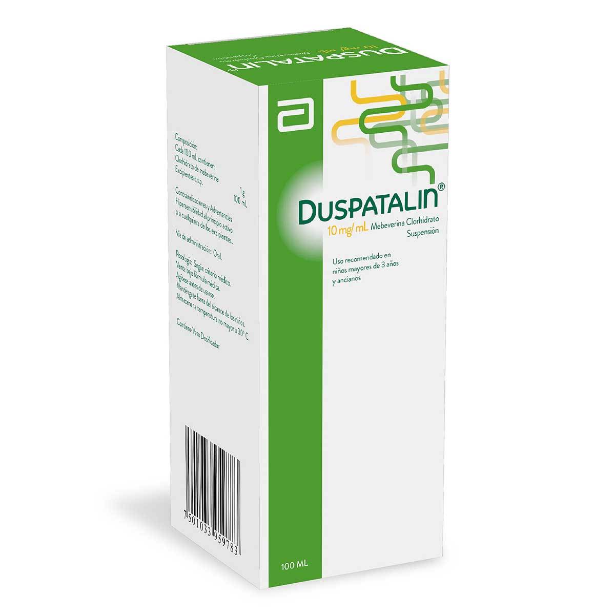 Suspensión Duspatalin 10 Mg/Ml Abbott Frasco X 100 Ml.