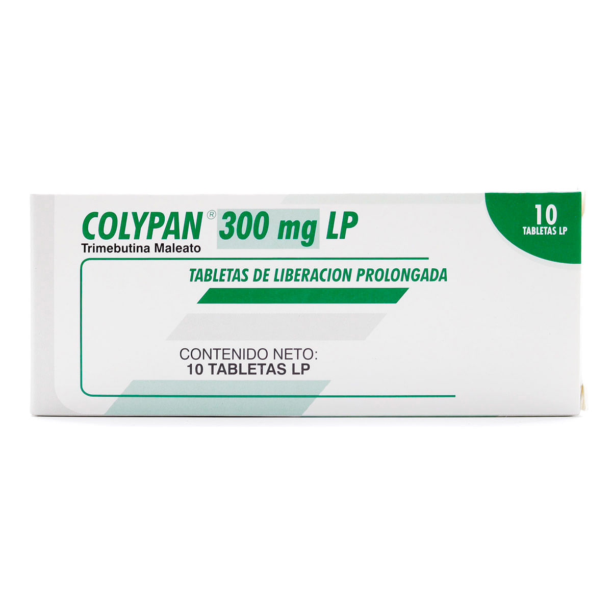 Colypan 300 Mg Caja X 10 Tabletas.