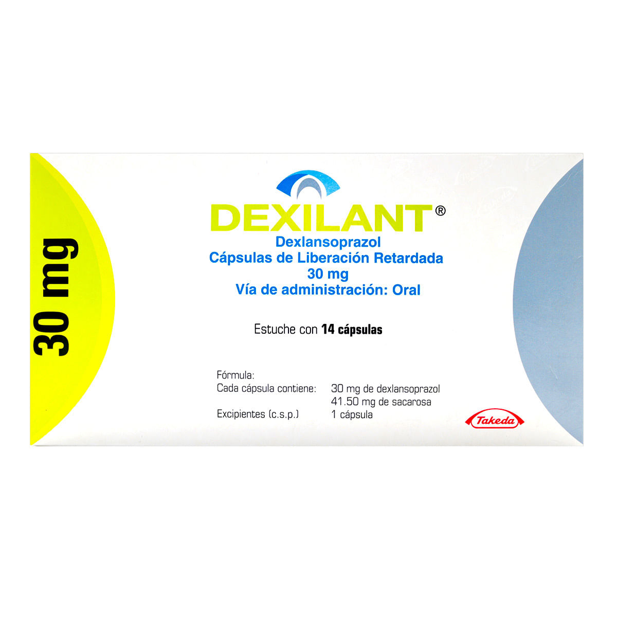 Dexilant 30 Mg Takeda Estuche X 14 Cápsulas.