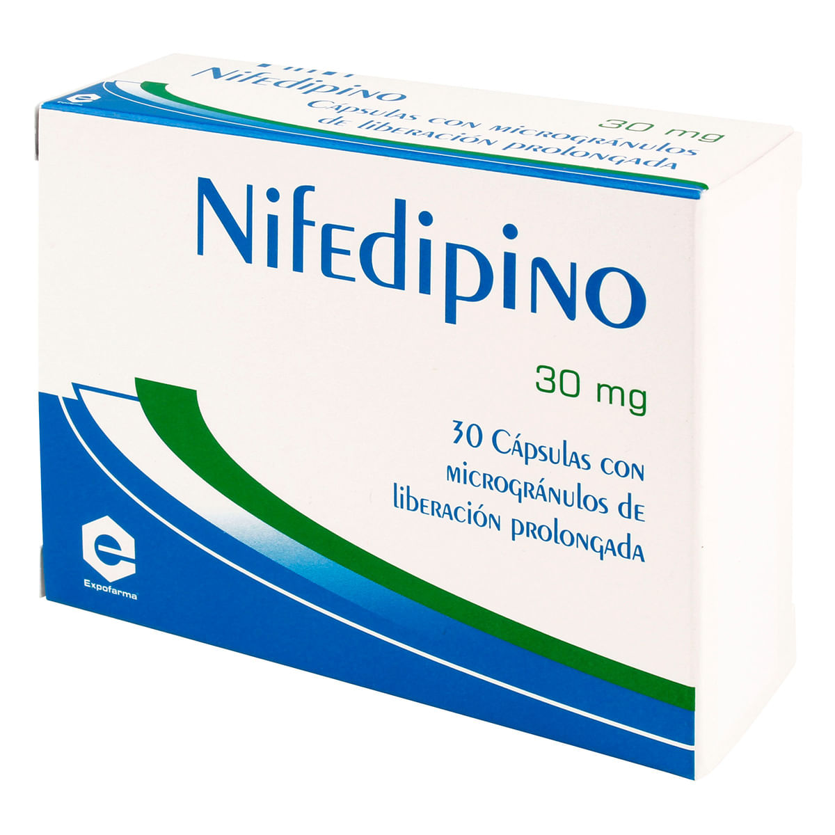 Nifedipino 30 Mg Expofarma Caja X 30 Cápsulas.