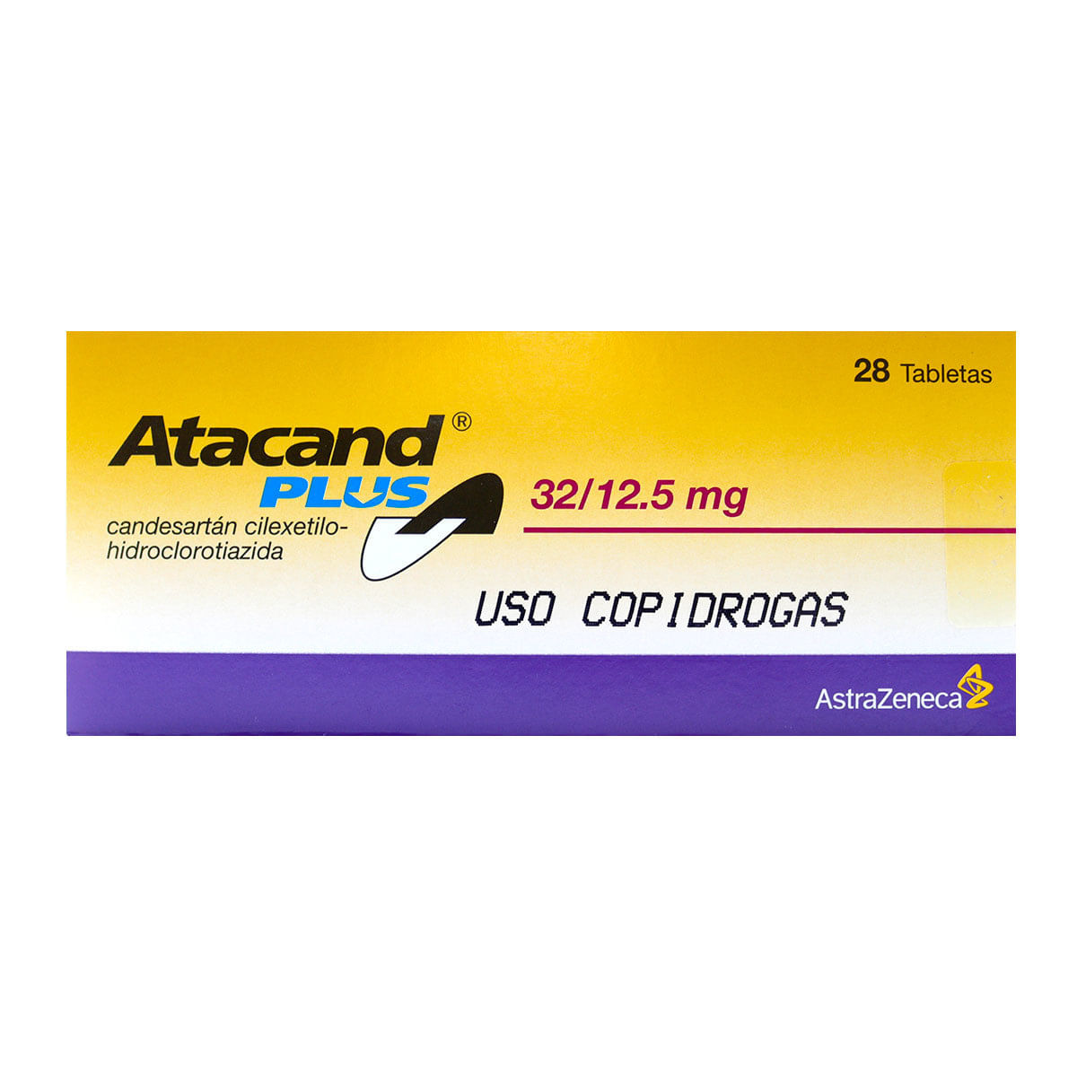 Atacand Plus 32/12.5 Mg Astra Zeneca Caja X 28 Tabletas.