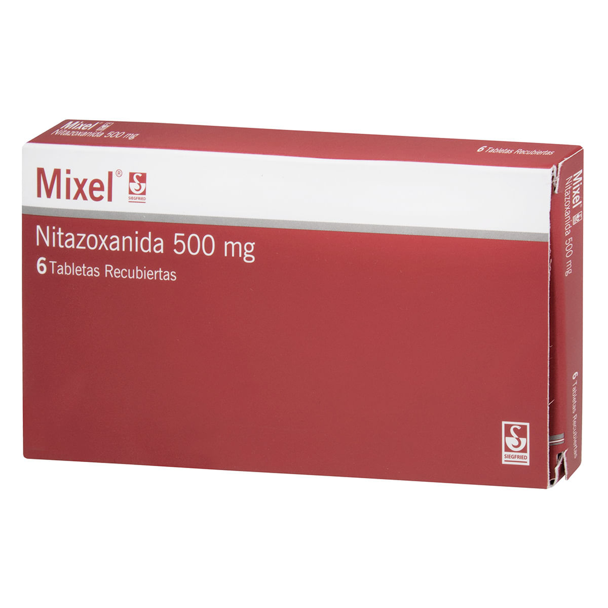Mixel 500 Mg Siegfried Caja X 6 Tabletas Recubiertas.