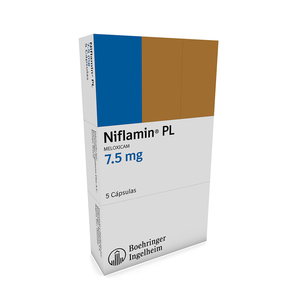 Niflamin Pl 7.5 Mg Boehringer Ingelheim Caja X 5 Cápsulas.