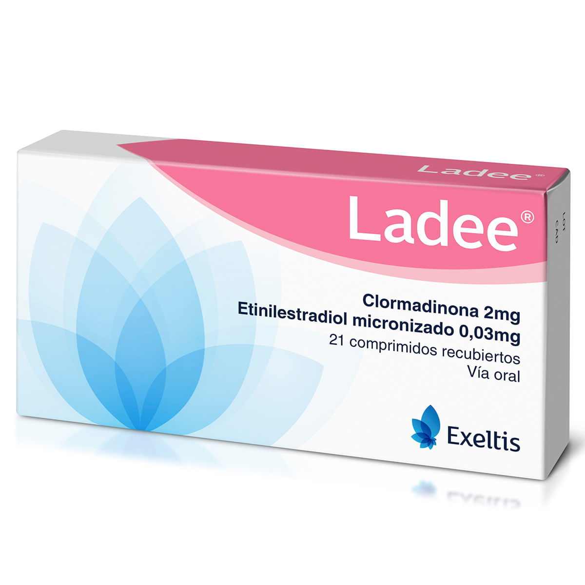 Ladee 2 Mg/0.03 Mg Exeltis Caja X 21 Comprimidos Recubiertos.