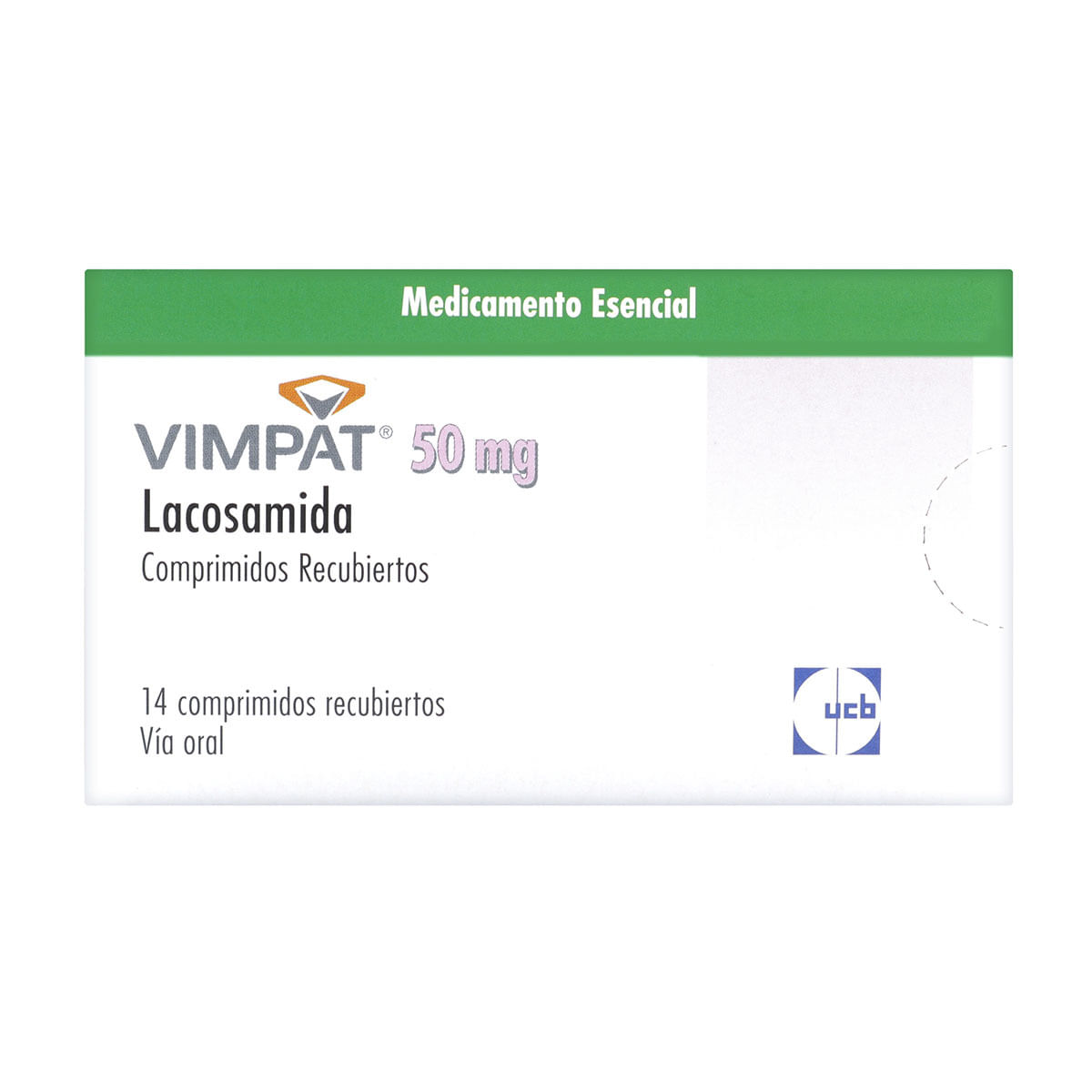 Vimpat 50 Mg Biopas Caja X 14 Comprimidos Recubiertos.