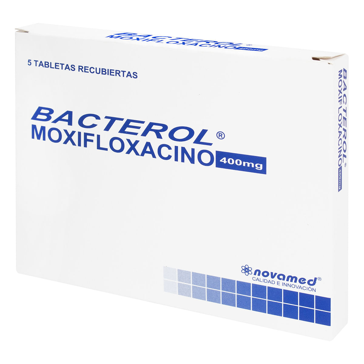 Bacterol 400 Mg Novamed Caja X 5 Tabletas Recubiertas.