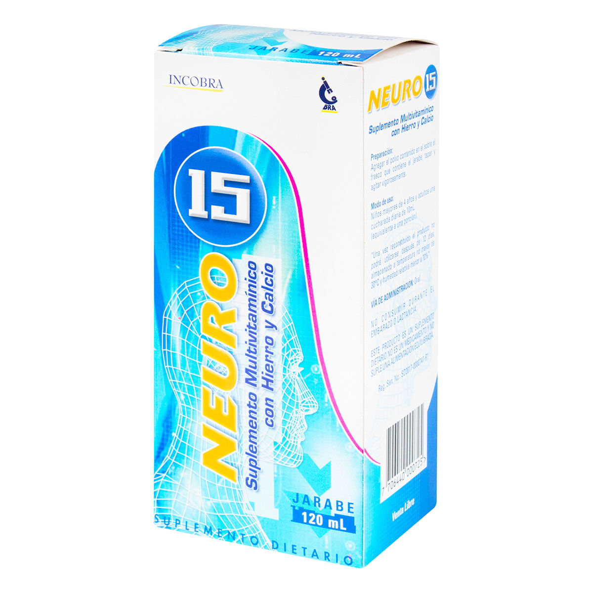 Jarabe Neuro-15 Incobra Frasco X 120 Ml.