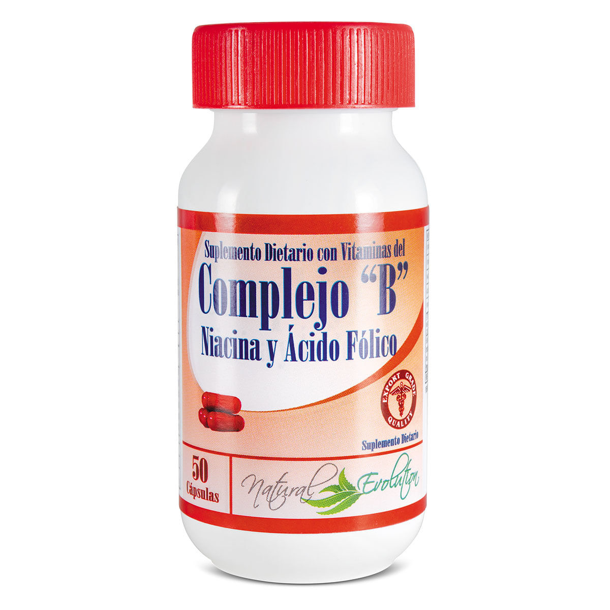 Complejo B Natural Evolution Frasco X 50 Cápsulas.